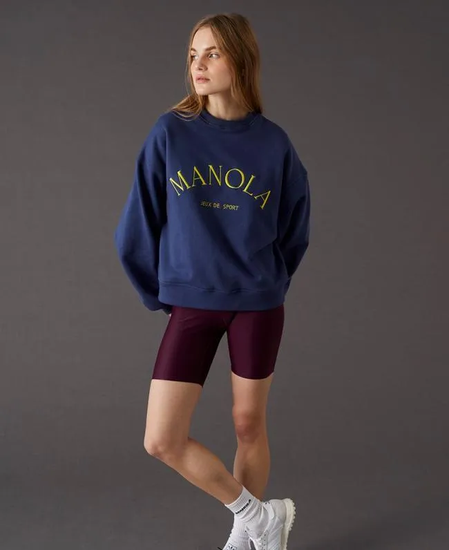 ALOHAS Sportswear Iconica 8211 Navy Blue Sweatshirt 8211 Women