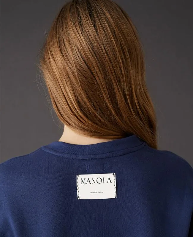ALOHAS Sportswear Iconica 8211 Navy Blue Sweatshirt 8211 Women