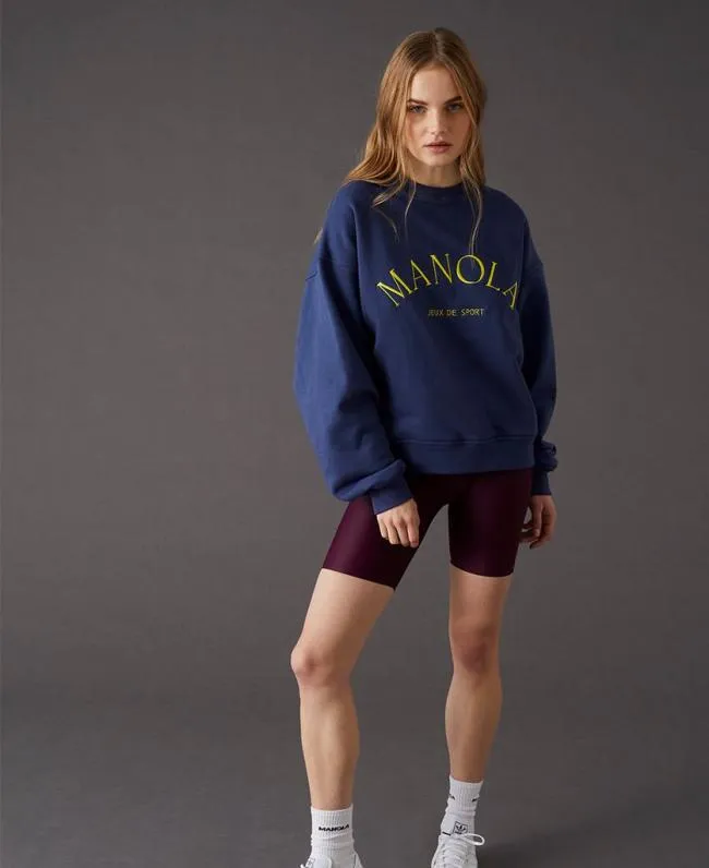 ALOHAS Sportswear Iconica 8211 Navy Blue Sweatshirt 8211 Women