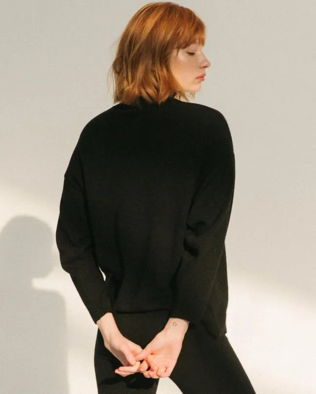 ALOHAS Sweaters and Cardigans Passenger 8211 Black Knit Top 8211 Women