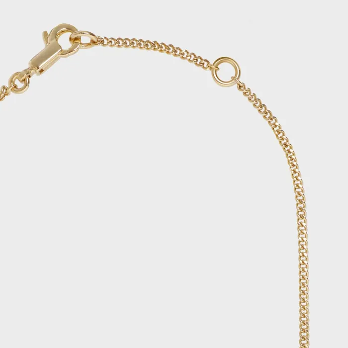 Alphabet P Necklace In Brass With Gold Finish Gold Women CELINE ALPHABET