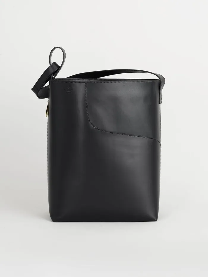 ATP Atelier Icon Bags Pienza Black Leather Large Tote Bag Black 8211 Women