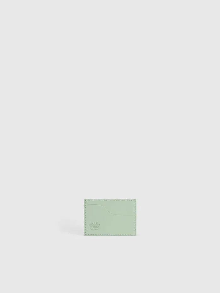 ATP Atelier Small Leather Goods Vinci Lattementa Leather Card Holder Lattementa 8211 Women