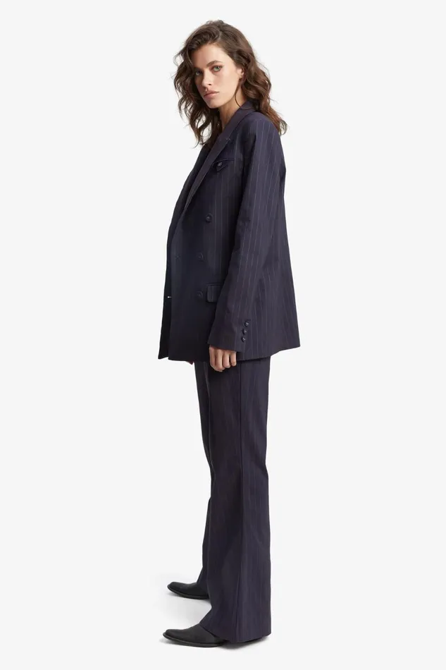 Bardot Blazers Sloane Pin Stripe Blazer In Navy Pinstripe 8211 Women Bardot Blazers Sloane Pin Stripe Blazer In Navy Pinstripe 8211 Women
