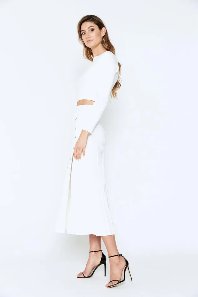Bardot Bodysuits Long Sleeve Knit Top In Ivory 8211 Women Bardot Bodysuits Long Sleeve Knit Top In Ivory 8211 Women