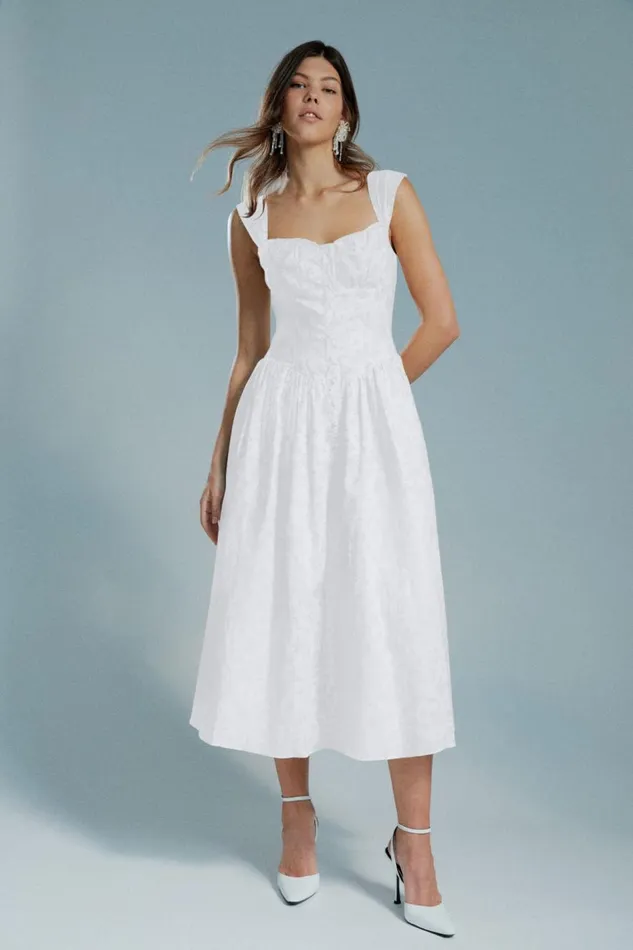 Bardot Day To Night Dresses Malea Midi Dress In Orchid White 8211 Women