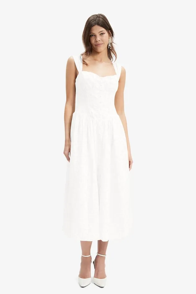 Bardot Day To Night Dresses Malea Midi Dress In Orchid White 8211 Women Bardot Day To Night Dresses Malea Midi Dress In Orchid White 8211 Women