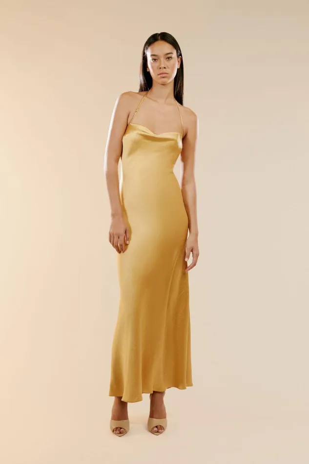 Bardot Occasion Dresses Carlen Maxi Dress In Gold 8211 Women