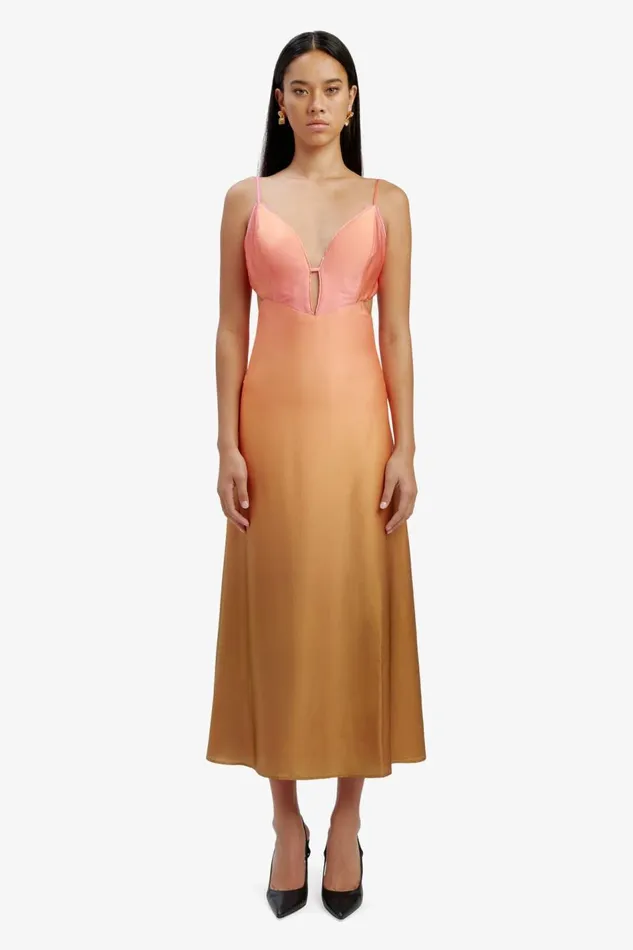 Bardot Occasion Dresses Karlotta Slip Dress In Pink Ombre 8211 Women Bardot Occasion Dresses Karlotta Slip Dress In Pink Ombre 8211 Women