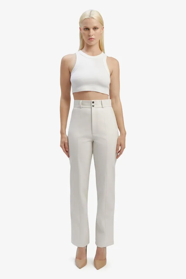 Bardot Pants Cleo Vegan Leather Pant In Ivory 8211 Women Bardot Pants Cleo Vegan Leather Pant In Ivory 8211 Women