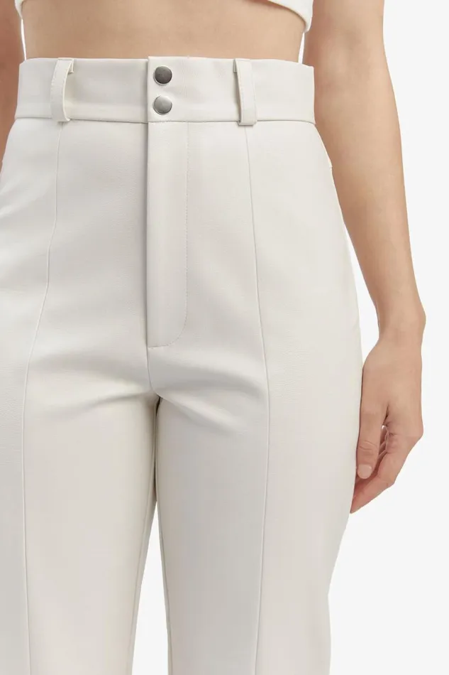 Bardot Pants Cleo Vegan Leather Pant In Ivory 8211 Women Bardot Pants Cleo Vegan Leather Pant In Ivory 8211 Women