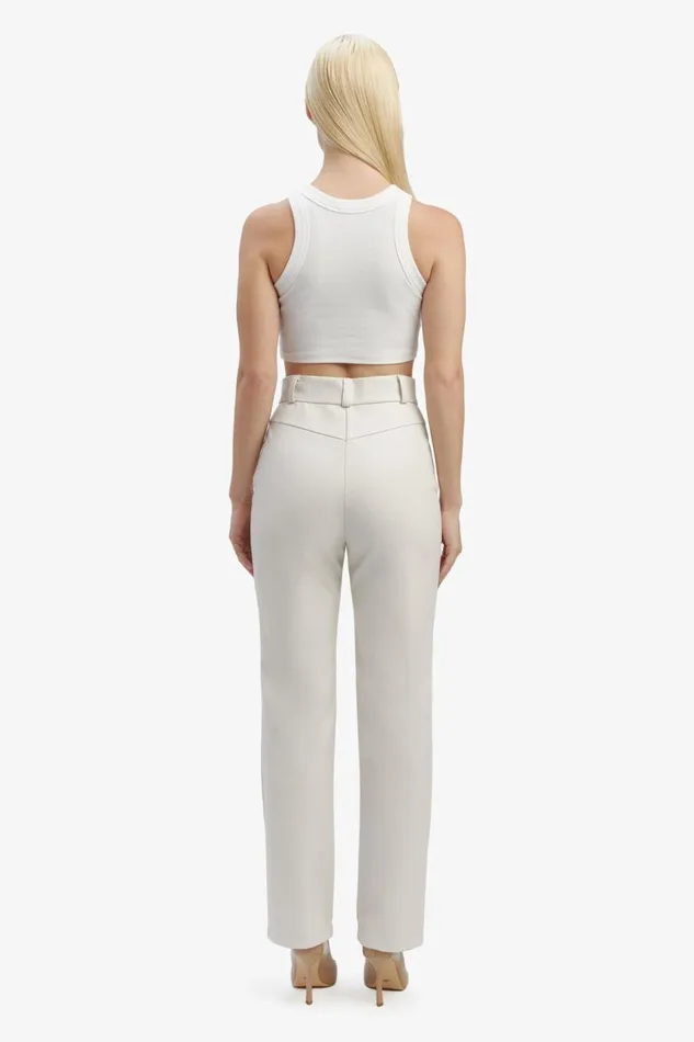 Bardot Pants Cleo Vegan Leather Pant In Ivory 8211 Women Bardot Pants Cleo Vegan Leather Pant In Ivory 8211 Women