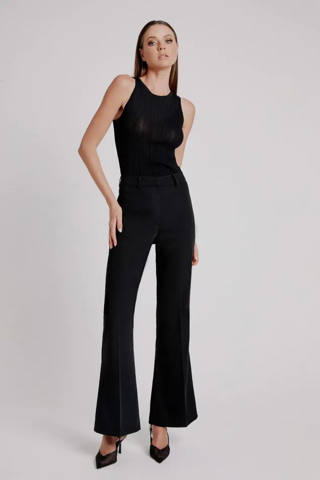 Bardot Pants Halifax Slim Flare Pant In Black 8211 Women