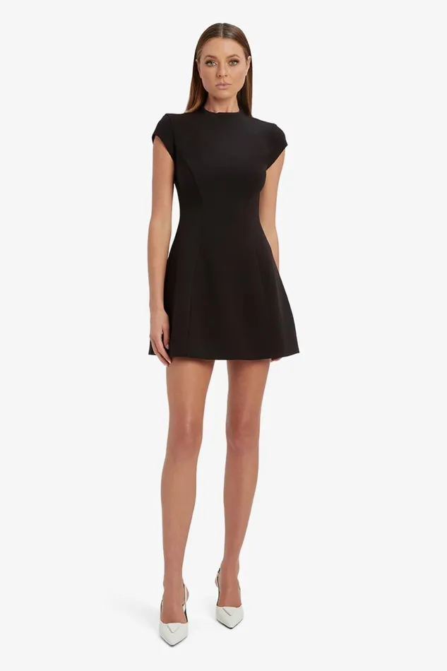Bardot Party Dresses Delphi Hourglass Mini Dress In Black 8211 Women Bardot Party Dresses Delphi Hourglass Mini Dress In Black 8211 Women