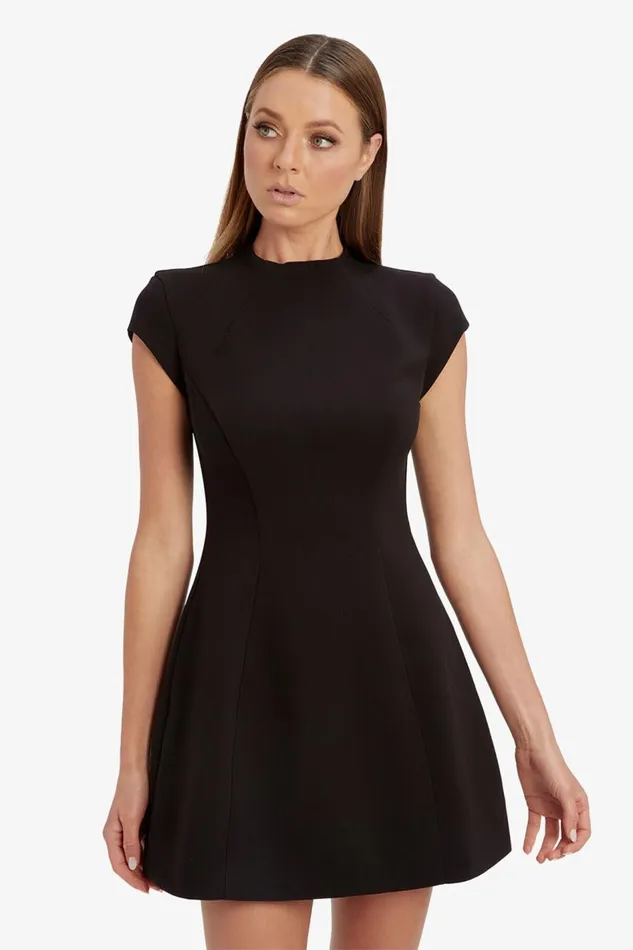 Bardot Party Dresses Delphi Hourglass Mini Dress In Black 8211 Women Bardot Party Dresses Delphi Hourglass Mini Dress In Black 8211 Women