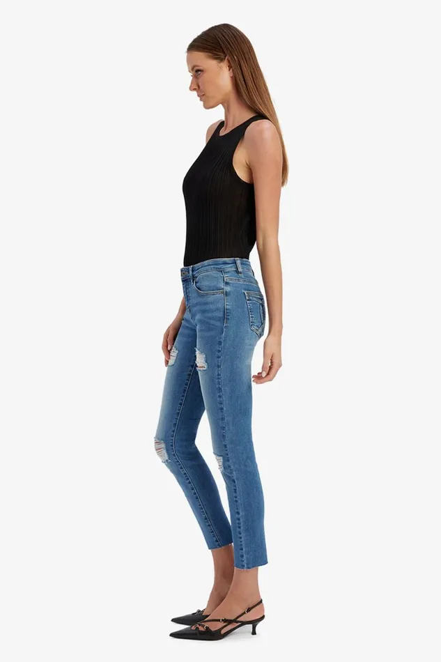 Bardot Skinny Jean Kate Trashed Hipster Jeans In Dark Vintage 8211 Women Bardot Skinny Jean Kate Trashed Hipster Jeans In Dark Vintage 8211 Women