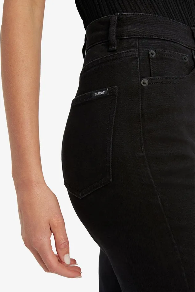 Bardot Straight Jean Heidi Straight Full Leg In Black 8211 Women Bardot Straight Jean Heidi Straight Full Leg In Black 8211 Women