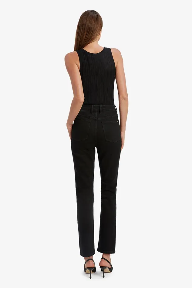 Bardot Straight Jean Heidi Straight Full Leg In Black 8211 Women Bardot Straight Jean Heidi Straight Full Leg In Black 8211 Women