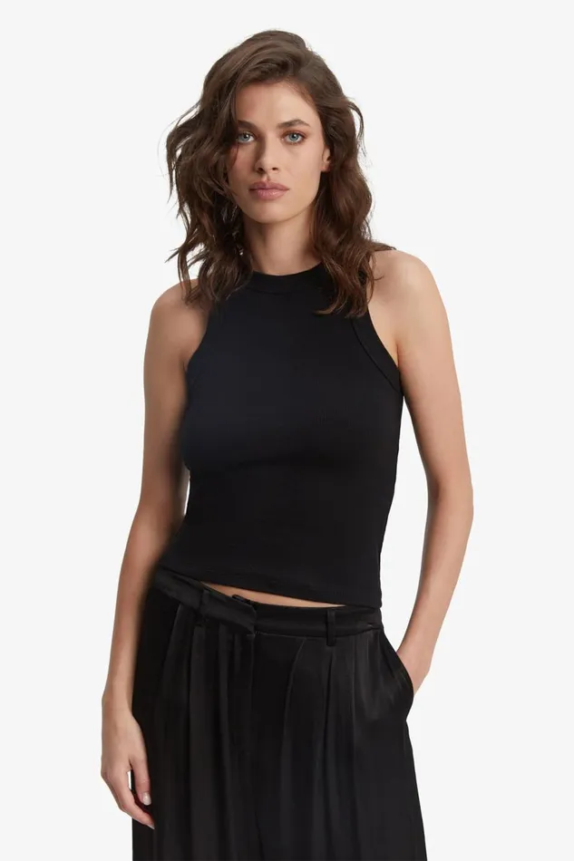 Bardot Tanks and Camis Hennesy Tank Top In Black 8211 Women Bardot Tanks and Camis Hennesy Tank Top In Black 8211 Women