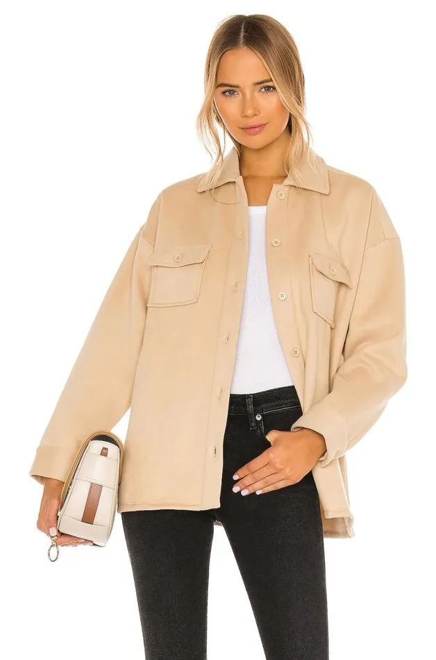 Belted Utility Fleece Jacket Light Beige Women Lovers and Friends Jackets and Coats Belted Utility Fleece Jacket Light Beige Women Lovers and Friends Jackets and Coats