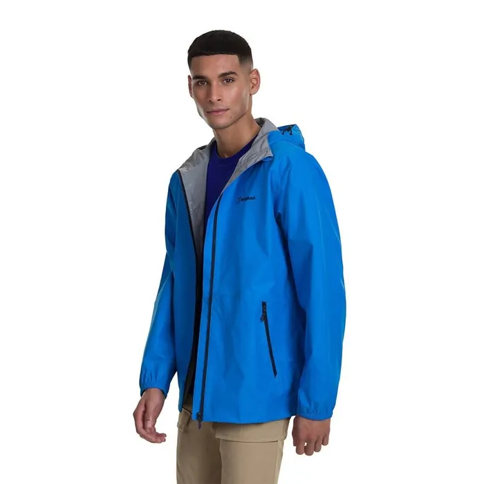 Berghaus Lightweight Deluge Light Waterproof Jacket 8211 Blue 8211 Men