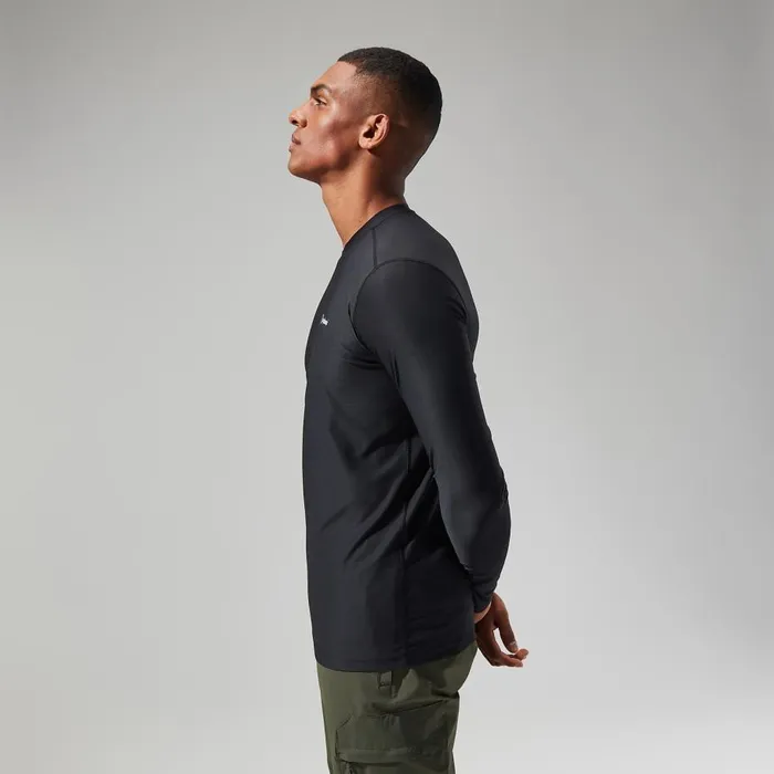 Berghaus TShirts 247 Tech Tee Long Sleeve Crew 8211 Black 8211 Men