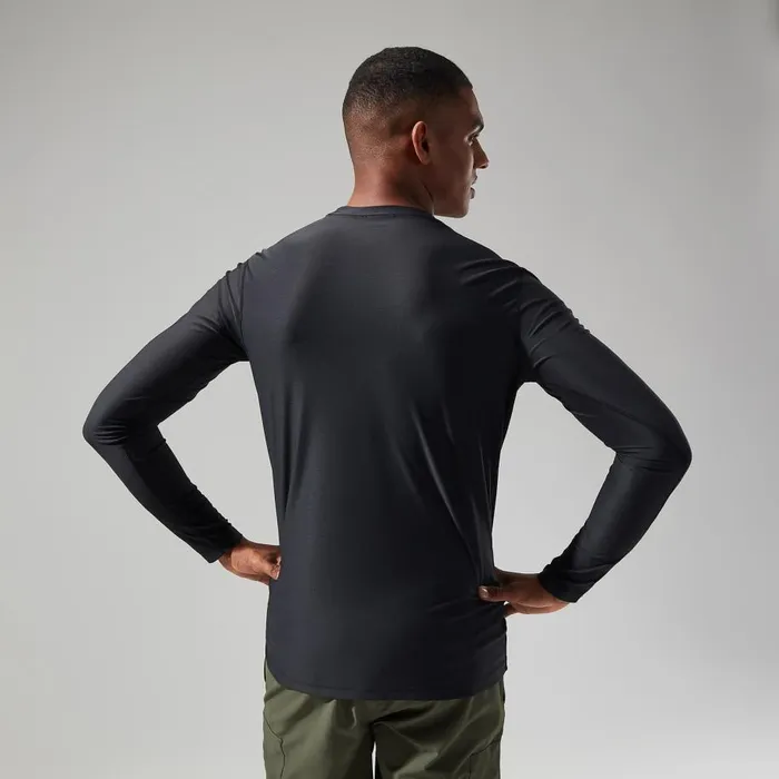 Berghaus TShirts 247 Tech Tee Long Sleeve Crew 8211 Black 8211 Men