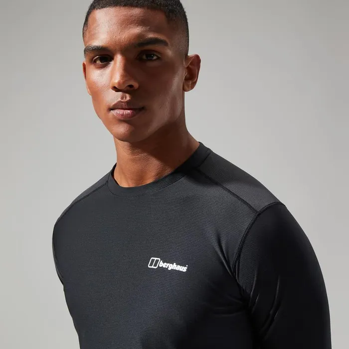 Berghaus TShirts 247 Tech Tee Long Sleeve Crew 8211 Black 8211 Men