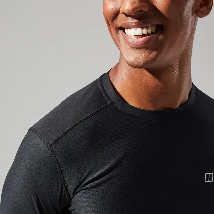 Berghaus TShirts 247 Tech Tee Long Sleeve Crew 8211 Black 8211 Men