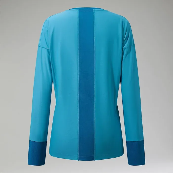 Berghaus TShirts Nesna Long Sleeve Baselayer 8211 Blue 8211 Women