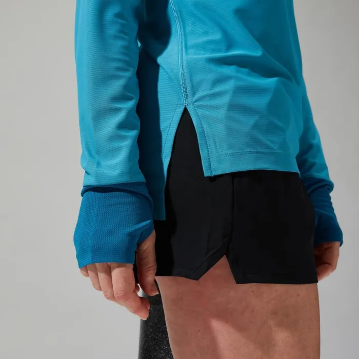 Berghaus TShirts Nesna Long Sleeve Baselayer 8211 Blue 8211 Women