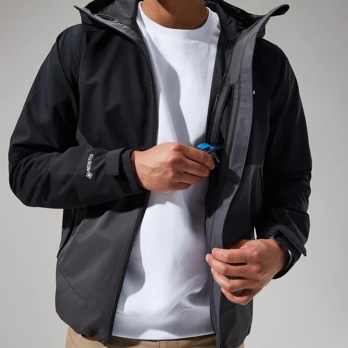 Berghaus Waterproof Fellmaster Interactive Jacket 8211 Dark GreyBlack 8211 Men