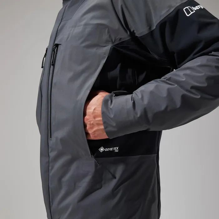 Berghaus Waterproof MTN Guide GTX Pro Jacket 8211 GreyBlack 8211 Men