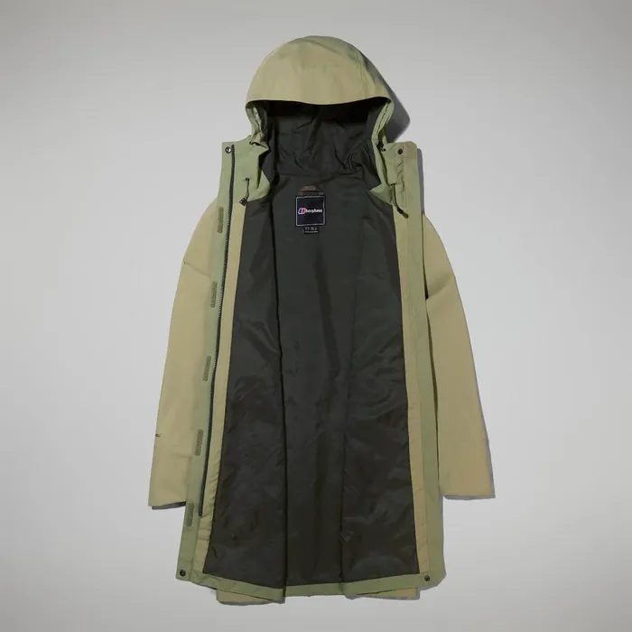 Berghaus Waterproof Omeara Long Jacket 8211 Green 8211 Women
