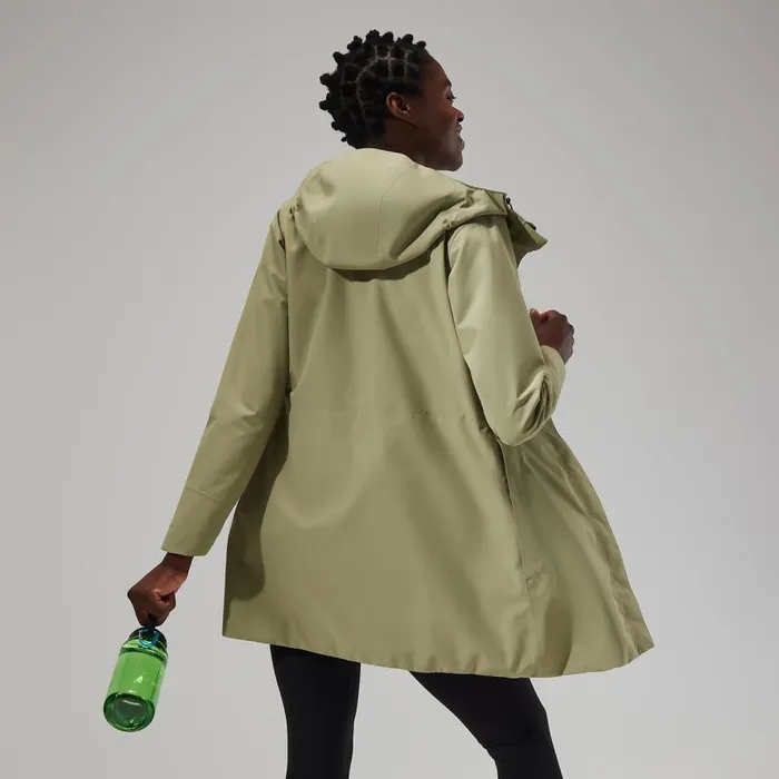 Berghaus Waterproof Omeara Long Jacket 8211 Green 8211 Women