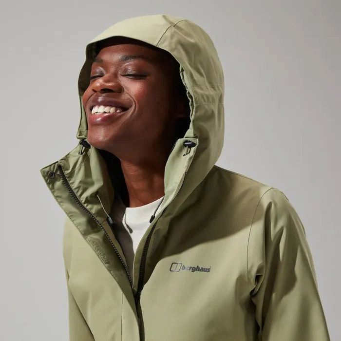 Berghaus Waterproof Omeara Long Jacket 8211 Green 8211 Women