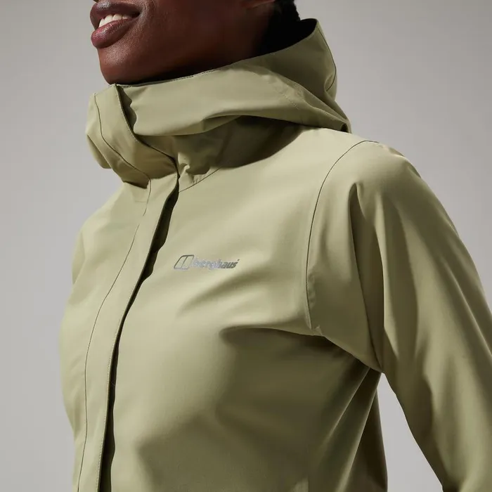 Berghaus Waterproof Omeara Long Jacket 8211 Green 8211 Women