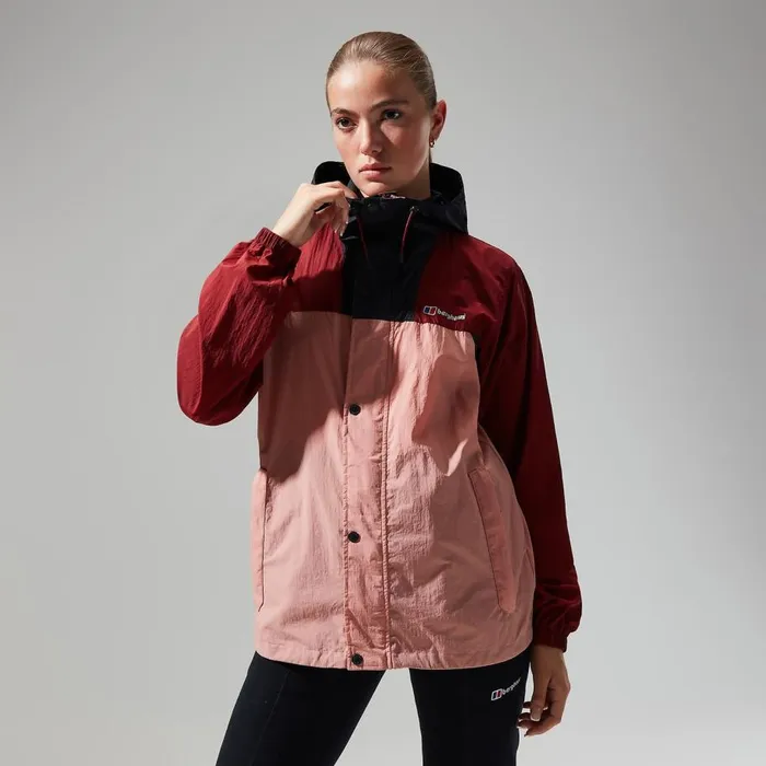 Berghaus Windproof Urban Windbreaker 21 Jacket 8211 PinkDark Red 8211 Women