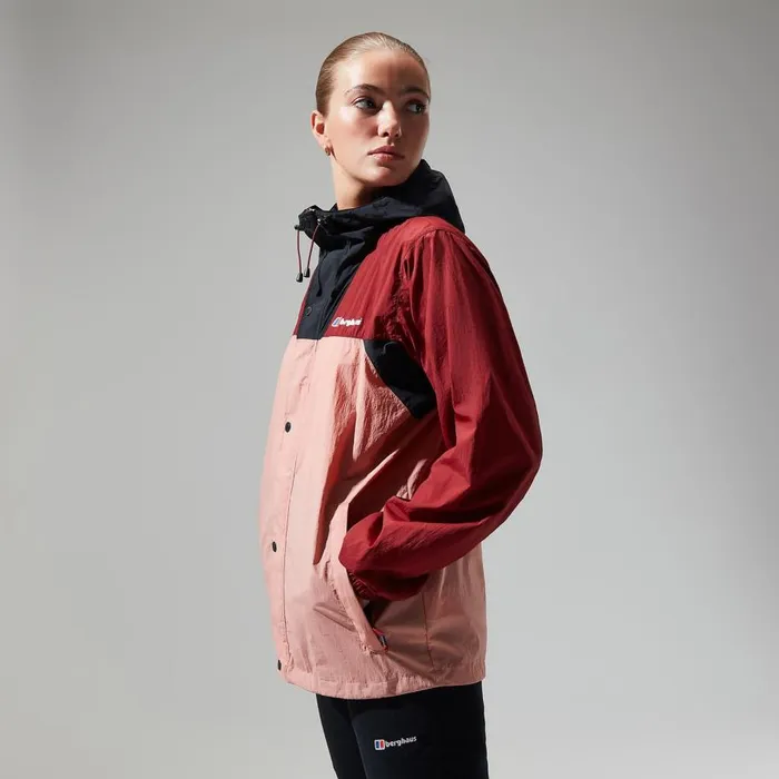 Berghaus Windproof Urban Windbreaker 21 Jacket 8211 PinkDark Red 8211 Women