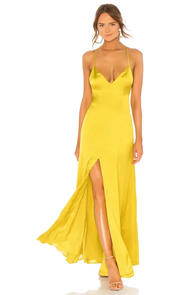 Bermuda Dress Chartreuse Green Women Lovers and Friends Dresses