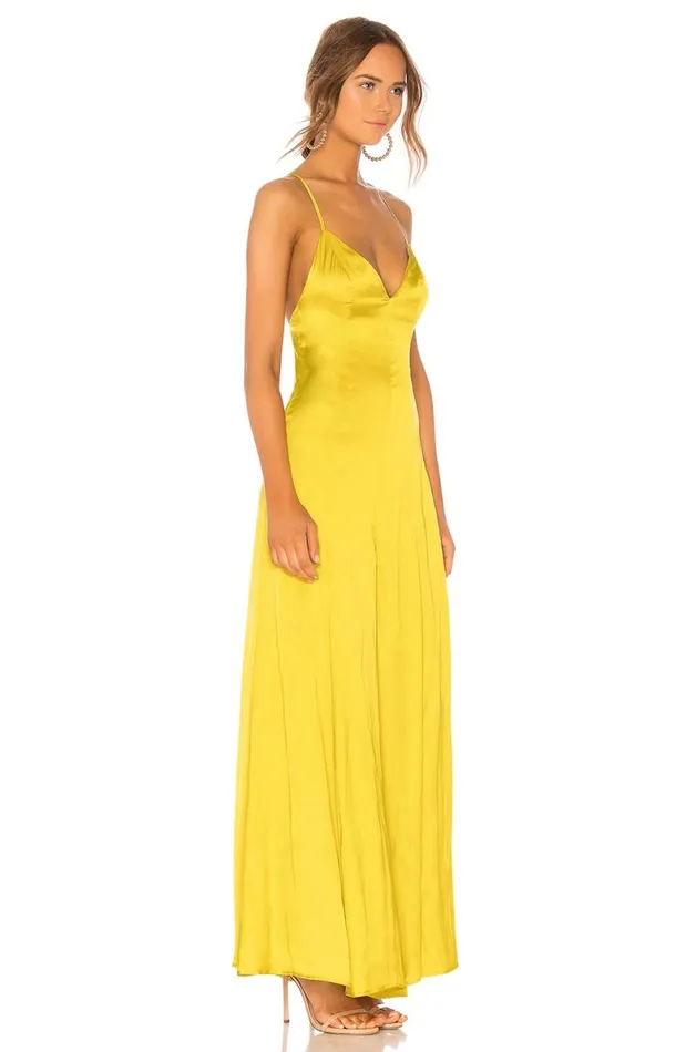 Bermuda Dress Chartreuse Green Women Lovers and Friends Dresses