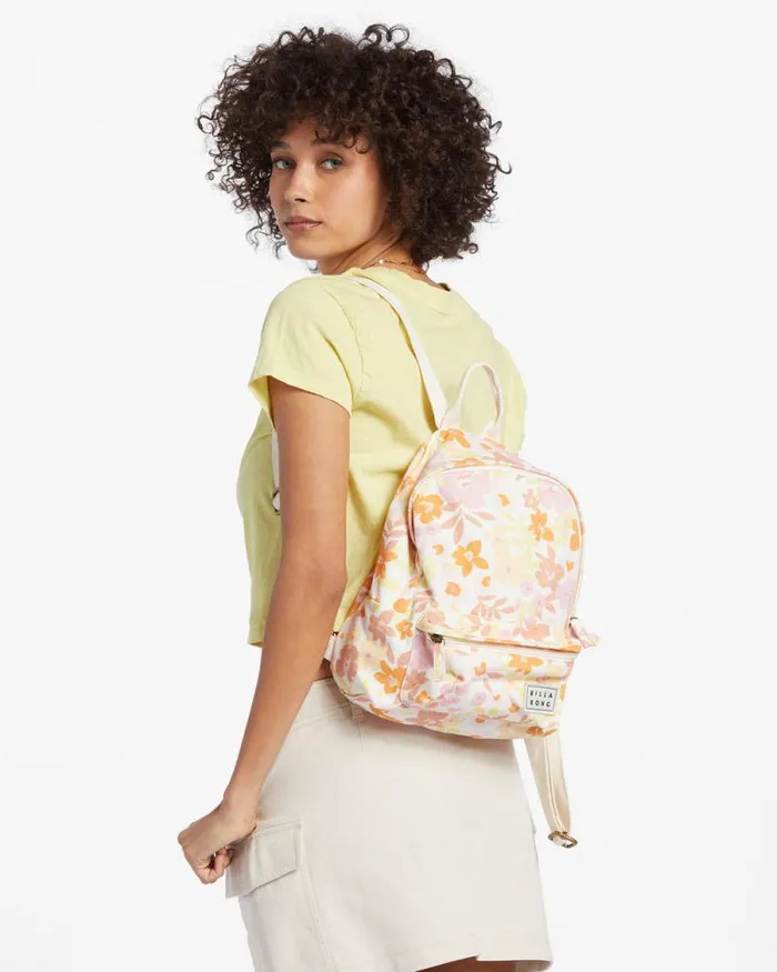 Billabong Backpacks Mini Mama Canvas Backpack Salt Crystal 8211 Women