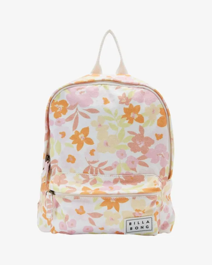 Billabong Backpacks Mini Mama Canvas Backpack Salt Crystal 8211 Women Billabong Backpacks Mini Mama Canvas Backpack Salt Crystal 8211 Women