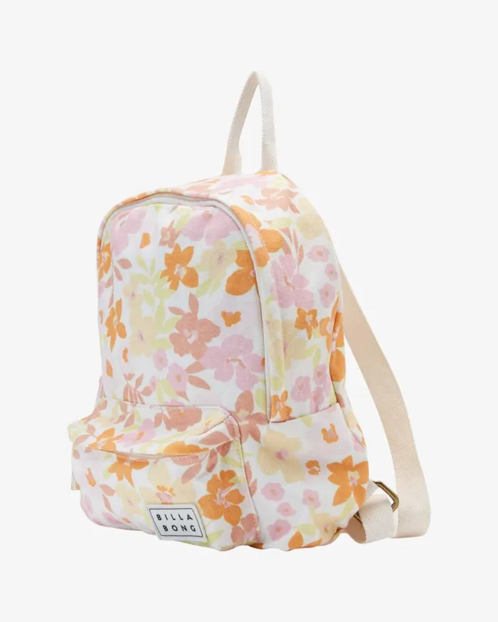 Billabong Backpacks Mini Mama Canvas Backpack Salt Crystal 8211 Women Billabong Backpacks Mini Mama Canvas Backpack Salt Crystal 8211 Women