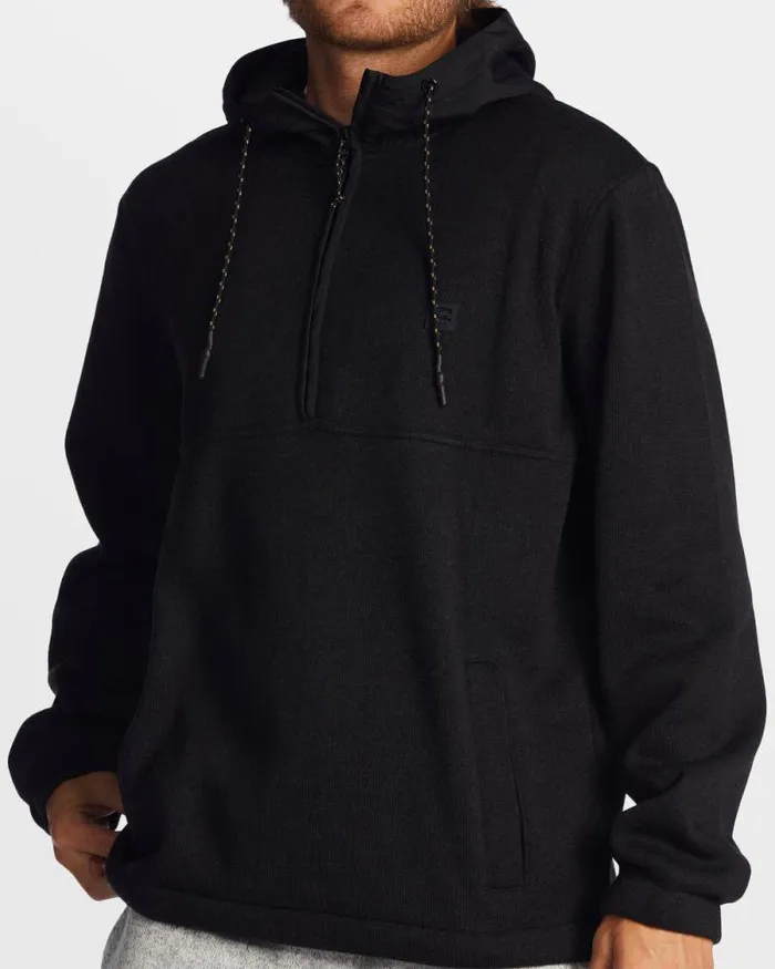 Billabong Hoodies and Fleece ADiv Boundary Hooded HalfZip Pullover Black Heather 8211 Men Billabong Hoodies and Fleece ADiv Boundary Hooded HalfZip Pullover Black Heather 8211 Men
