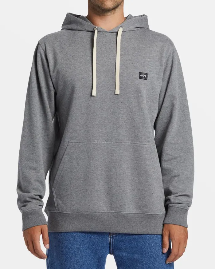 Billabong Hoodies and Fleece All Day Hoodie Dark Grey Heather 8211 Men