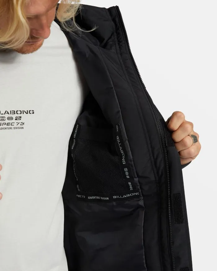 Billabong Jackets Contact Hooded Jacket Black 8211 Men Billabong Jackets Contact Hooded Jacket Black 8211 Men