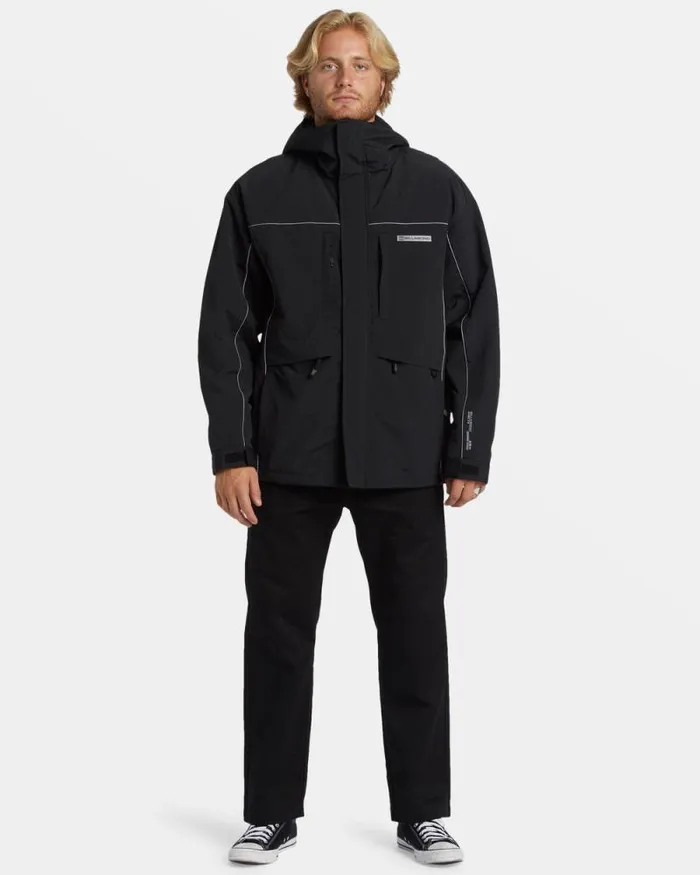 Billabong Jackets Contact Hooded Jacket Black 8211 Men Billabong Jackets Contact Hooded Jacket Black 8211 Men