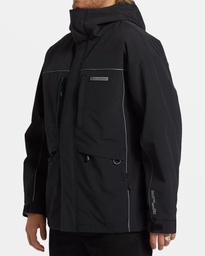 Billabong Jackets Contact Hooded Jacket Black 8211 Men Billabong Jackets Contact Hooded Jacket Black 8211 Men