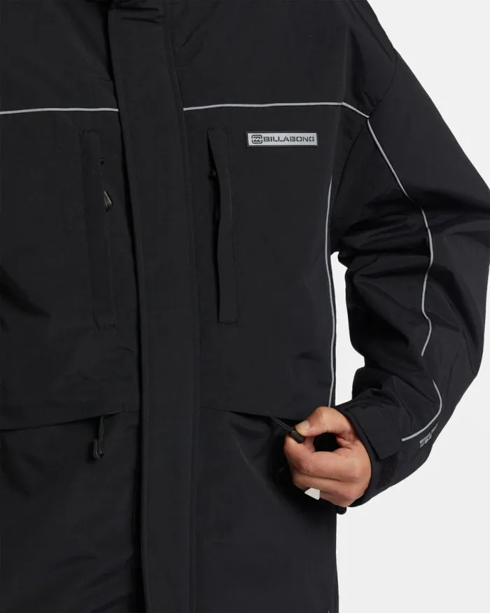 Billabong Jackets Contact Hooded Jacket Black 8211 Men Billabong Jackets Contact Hooded Jacket Black 8211 Men